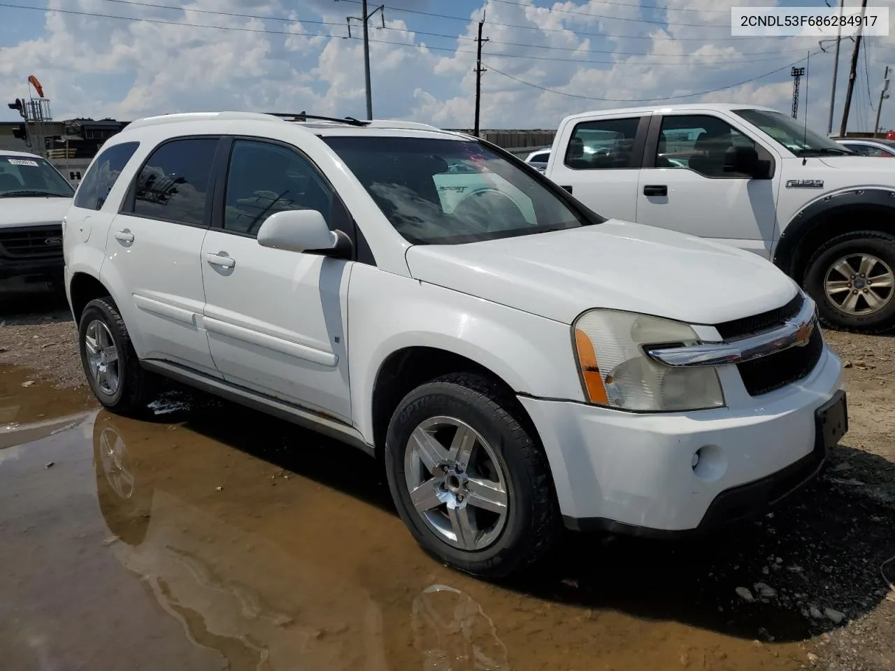 2008 Chevrolet Equinox Lt VIN: 2CNDL53F686284917 Lot: 55535874