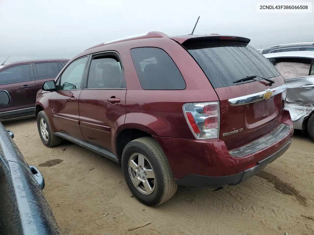 2008 Chevrolet Equinox Lt VIN: 2CNDL43F386066508 Lot: 66602334