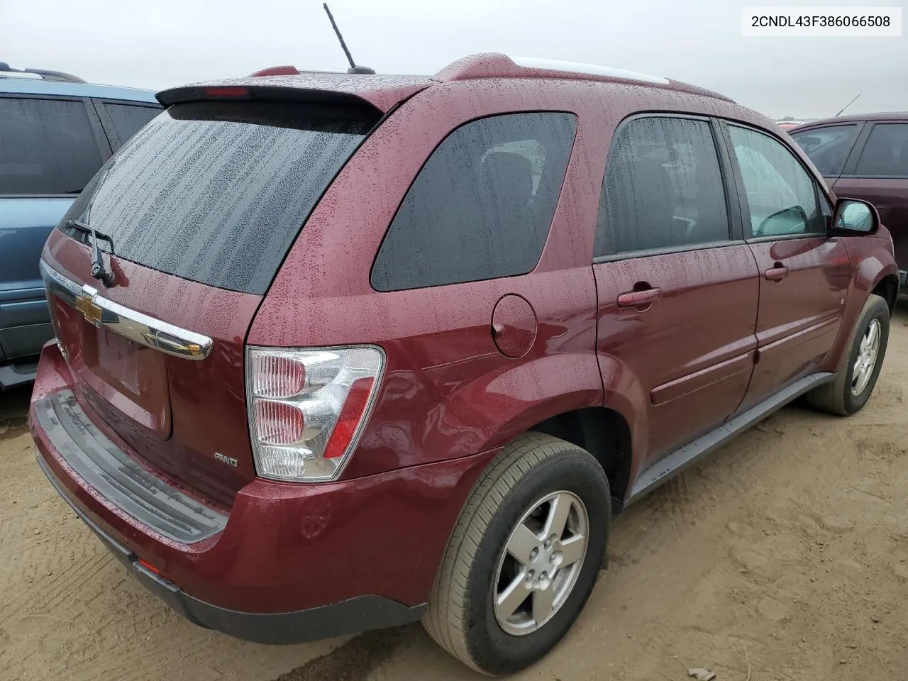 2008 Chevrolet Equinox Lt VIN: 2CNDL43F386066508 Lot: 66602334