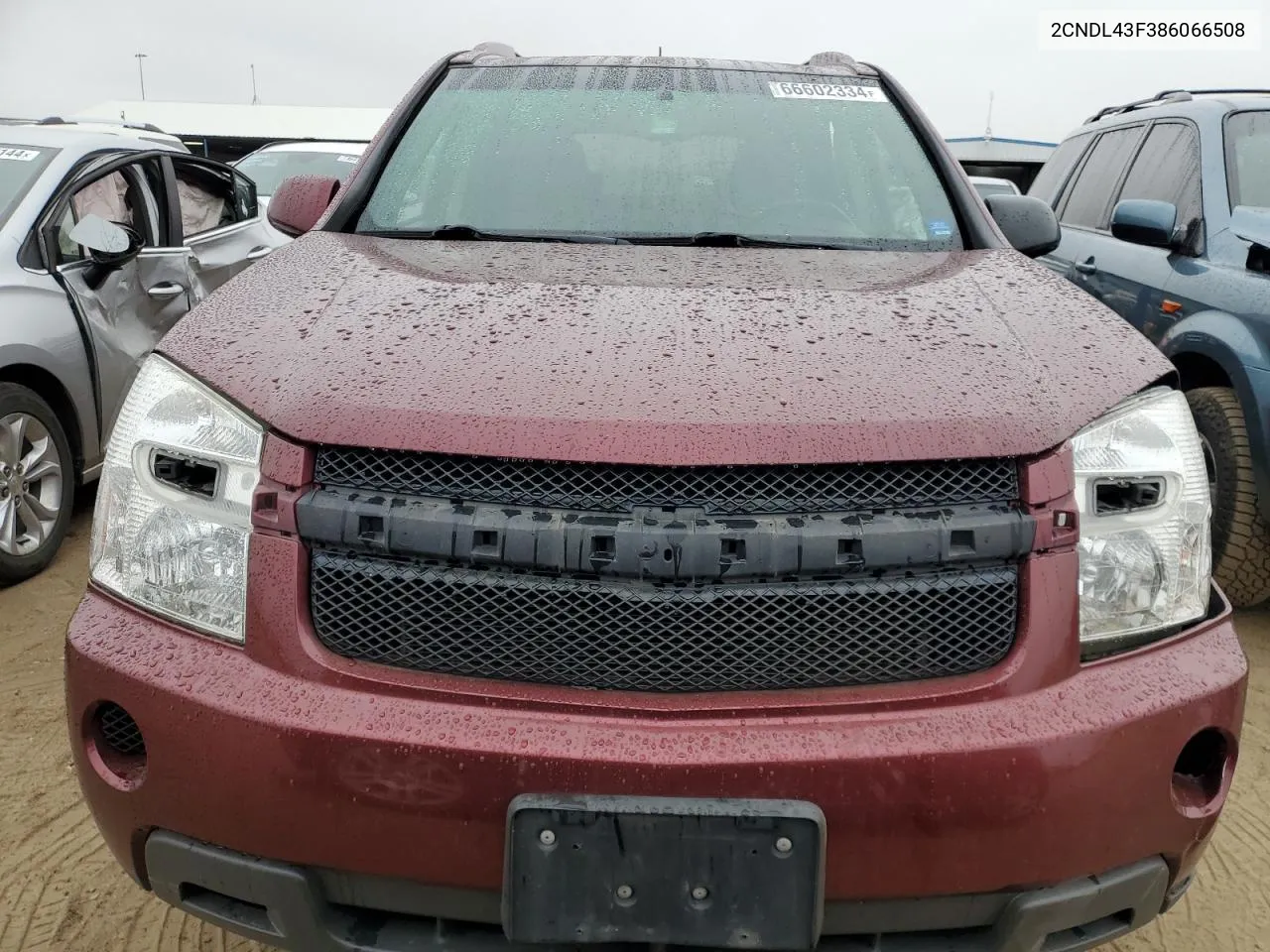 2008 Chevrolet Equinox Lt VIN: 2CNDL43F386066508 Lot: 66602334