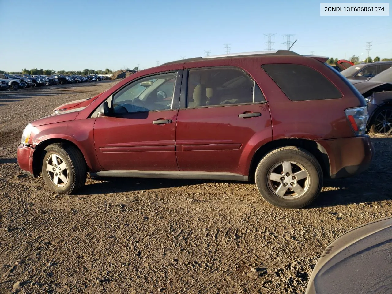 2CNDL13F686061074 2008 Chevrolet Equinox Ls