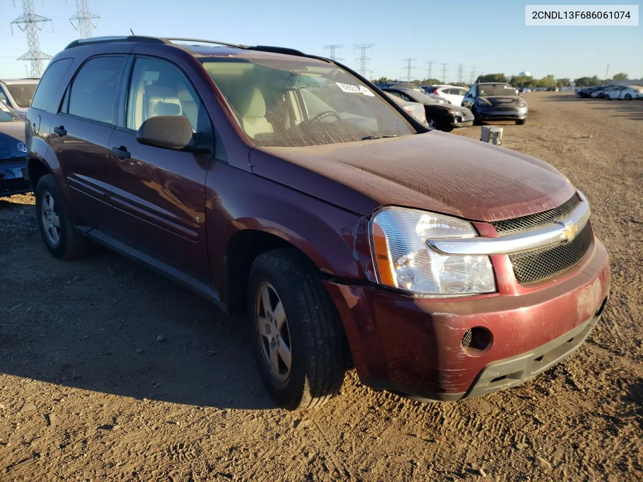 2008 Chevrolet Equinox Ls VIN: 2CNDL13F686061074 Lot: 69501854