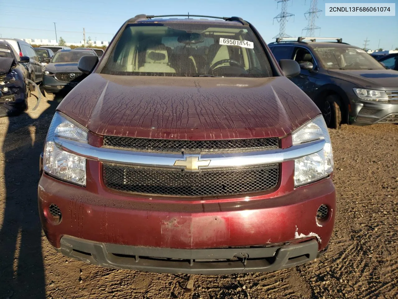 2CNDL13F686061074 2008 Chevrolet Equinox Ls