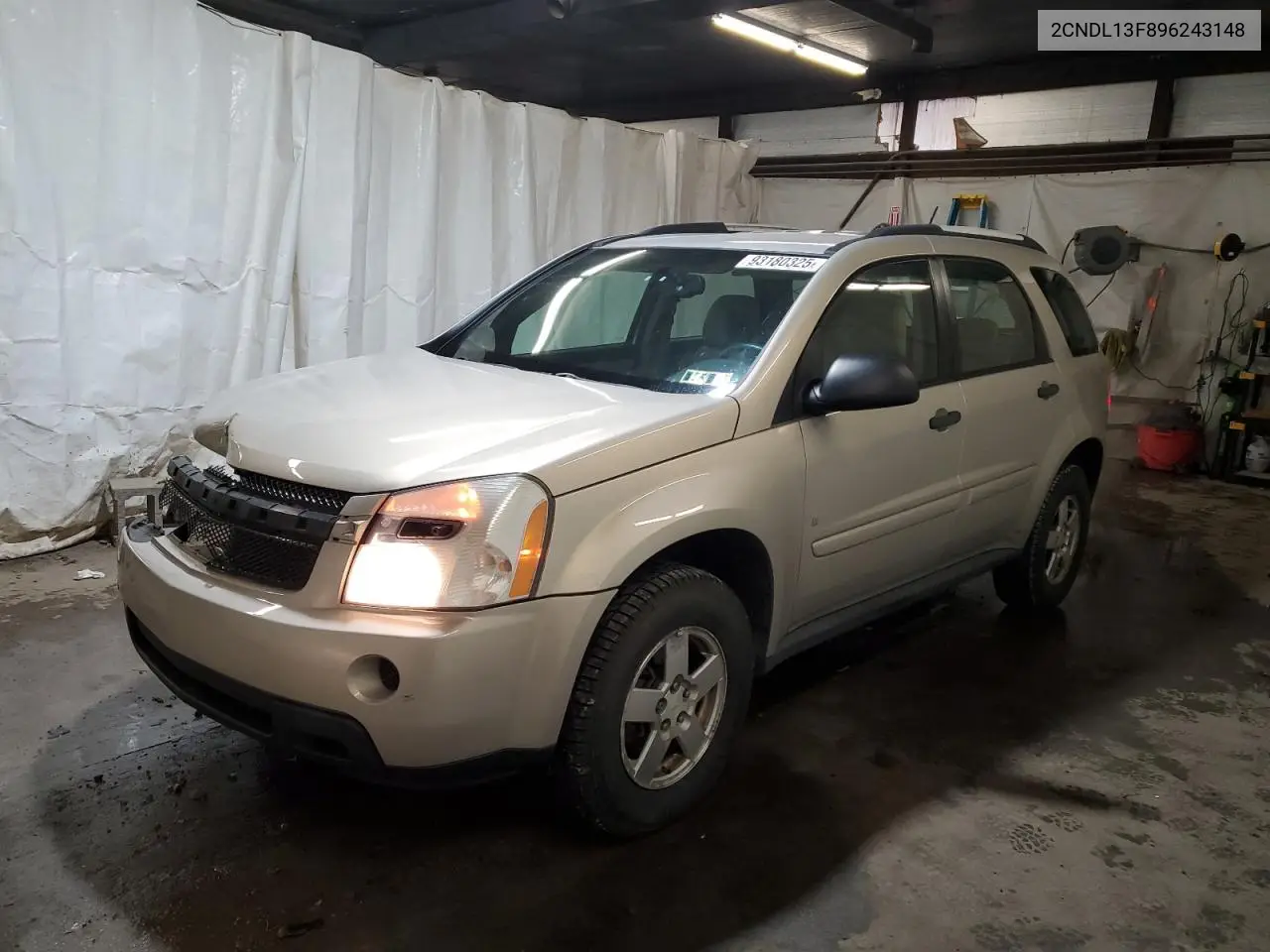 2CNDL13F896243148 2009 Chevrolet Equinox Ls