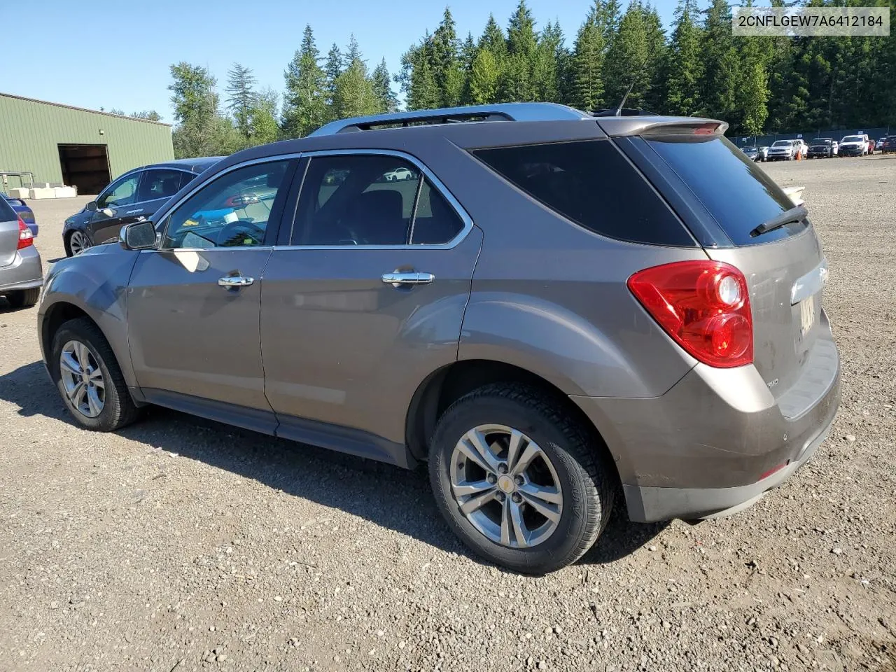 2010 Chevrolet Equinox Ltz VIN: 2CNFLGEW7A6412184 Lot: 59970254