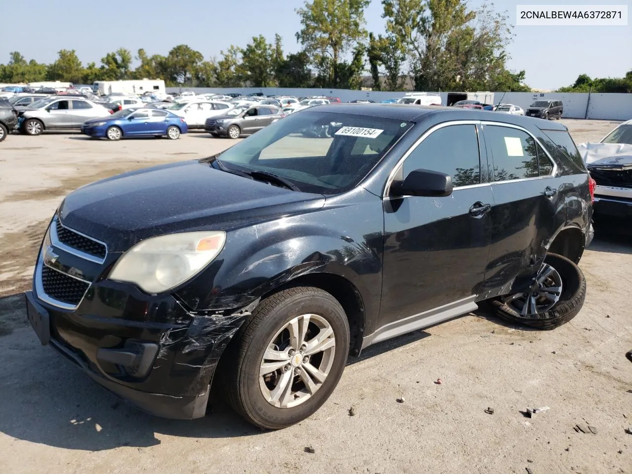 2CNALBEW4A6372871 2010 Chevrolet Equinox Ls