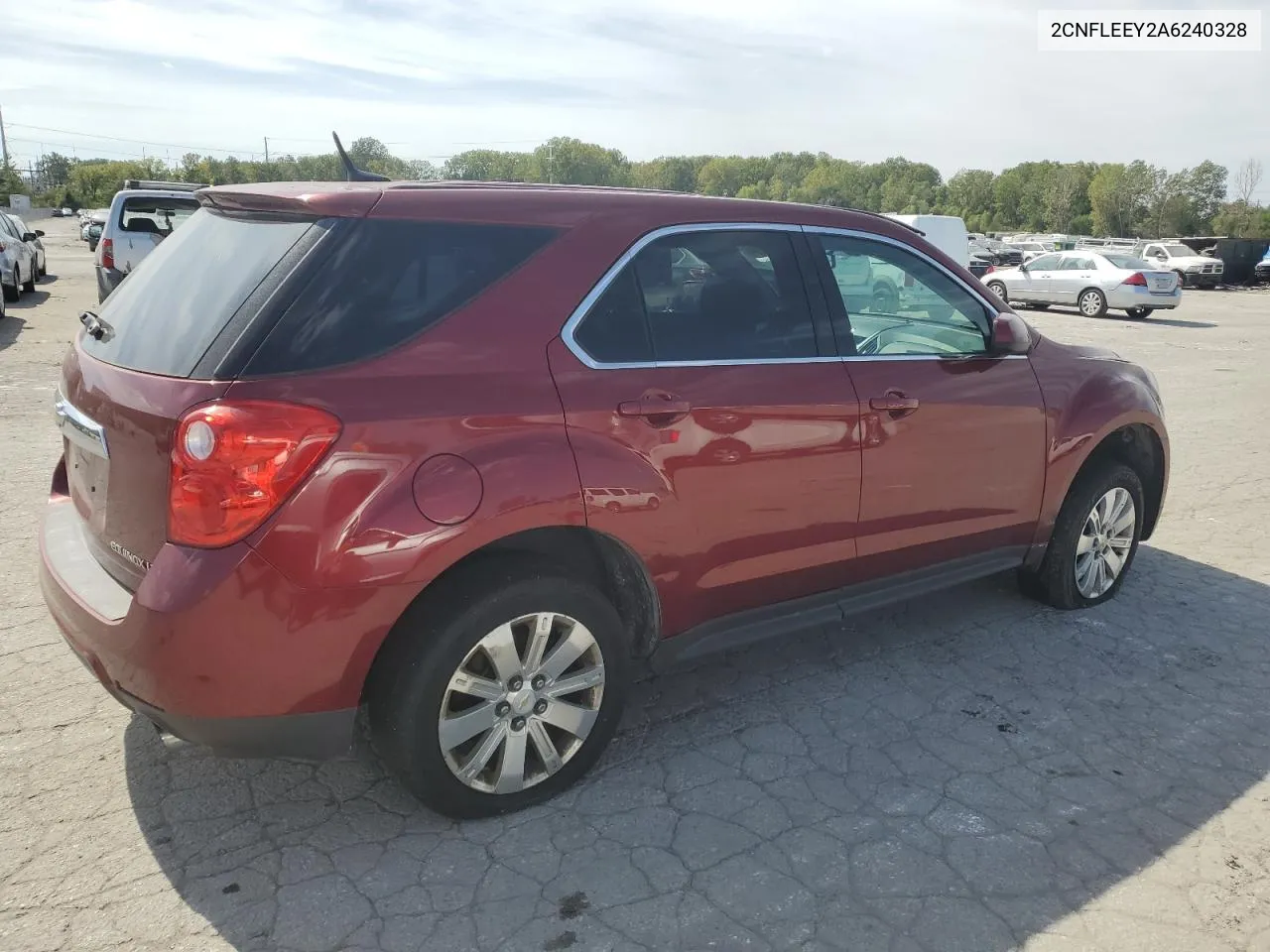 2010 Chevrolet Equinox Lt VIN: 2CNFLEEY2A6240328 Lot: 72049794