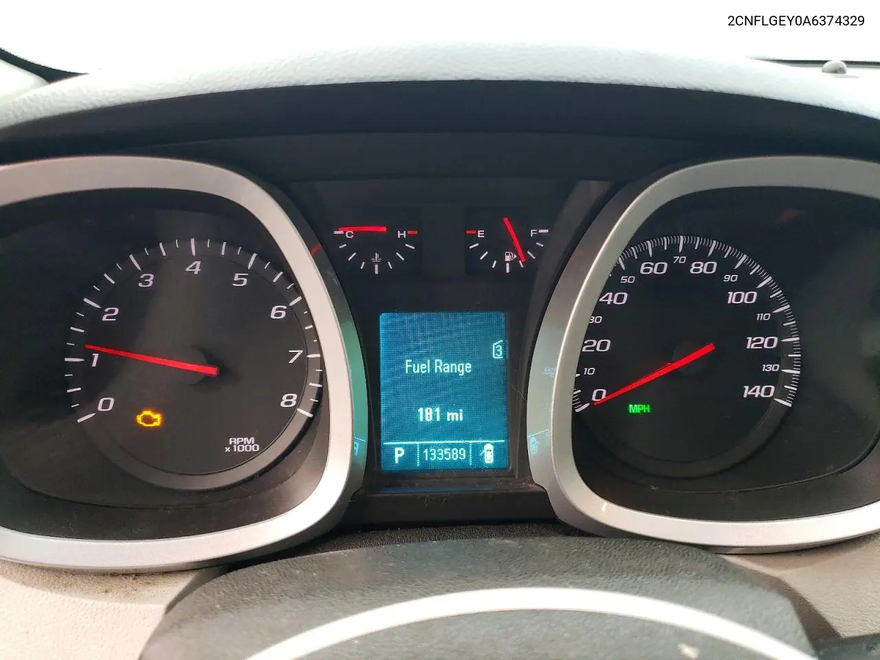 2CNFLGEY0A6374329 2010 Chevrolet Equinox Ltz