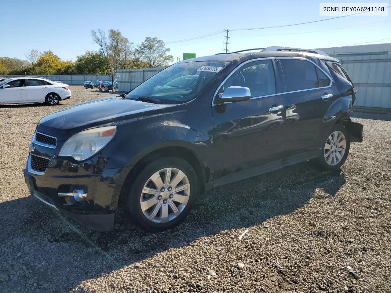 2CNFLGEY0A6241148 2010 Chevrolet Equinox Ltz