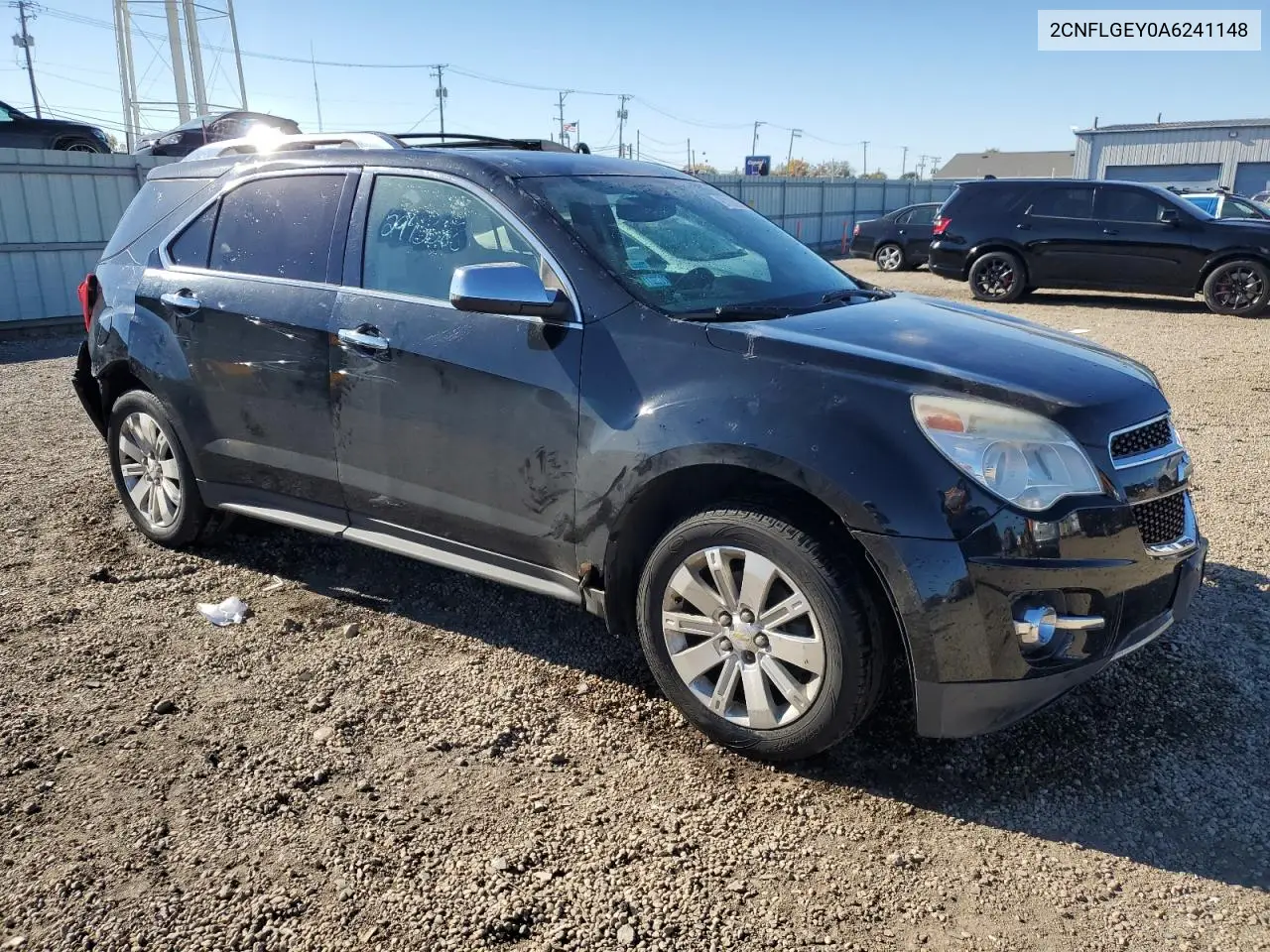 2CNFLGEY0A6241148 2010 Chevrolet Equinox Ltz