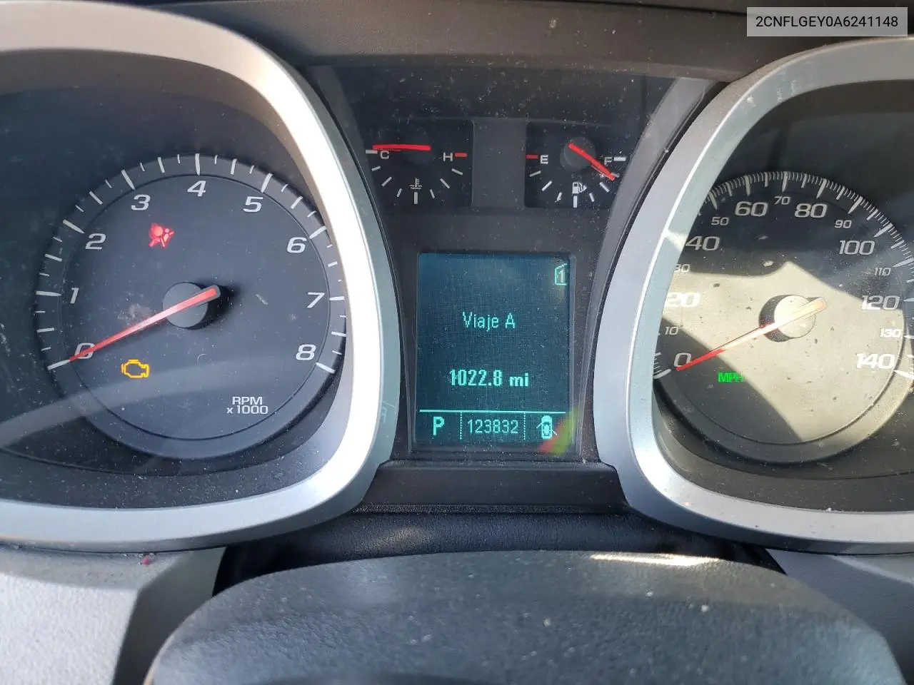 2CNFLGEY0A6241148 2010 Chevrolet Equinox Ltz