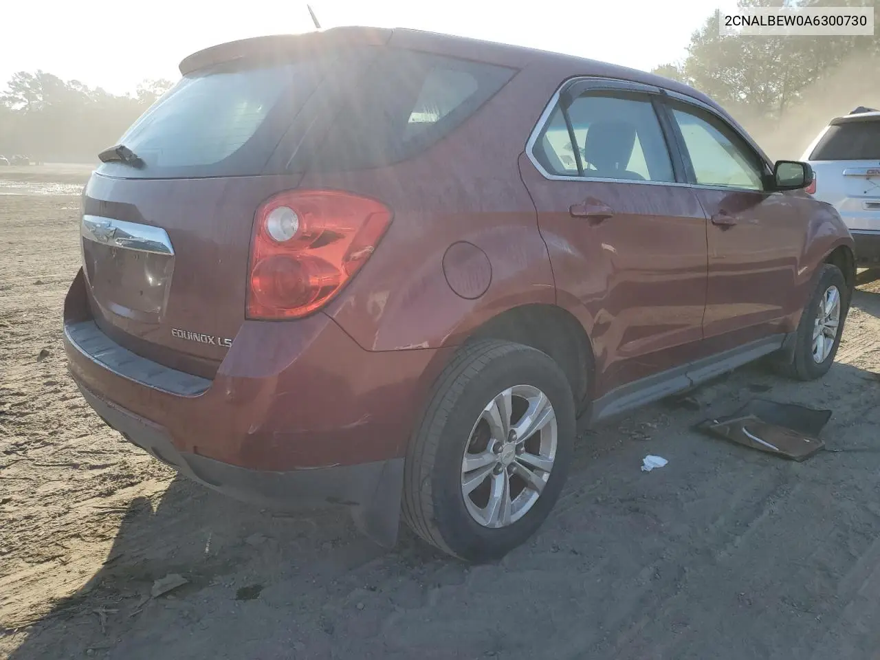 2CNALBEW0A6300730 2010 Chevrolet Equinox Ls