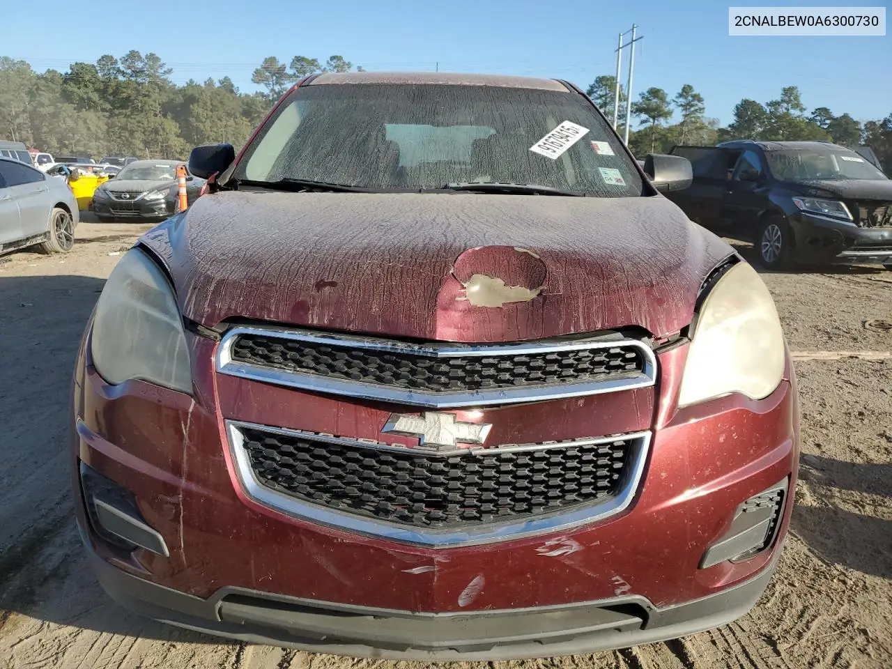 2CNALBEW0A6300730 2010 Chevrolet Equinox Ls