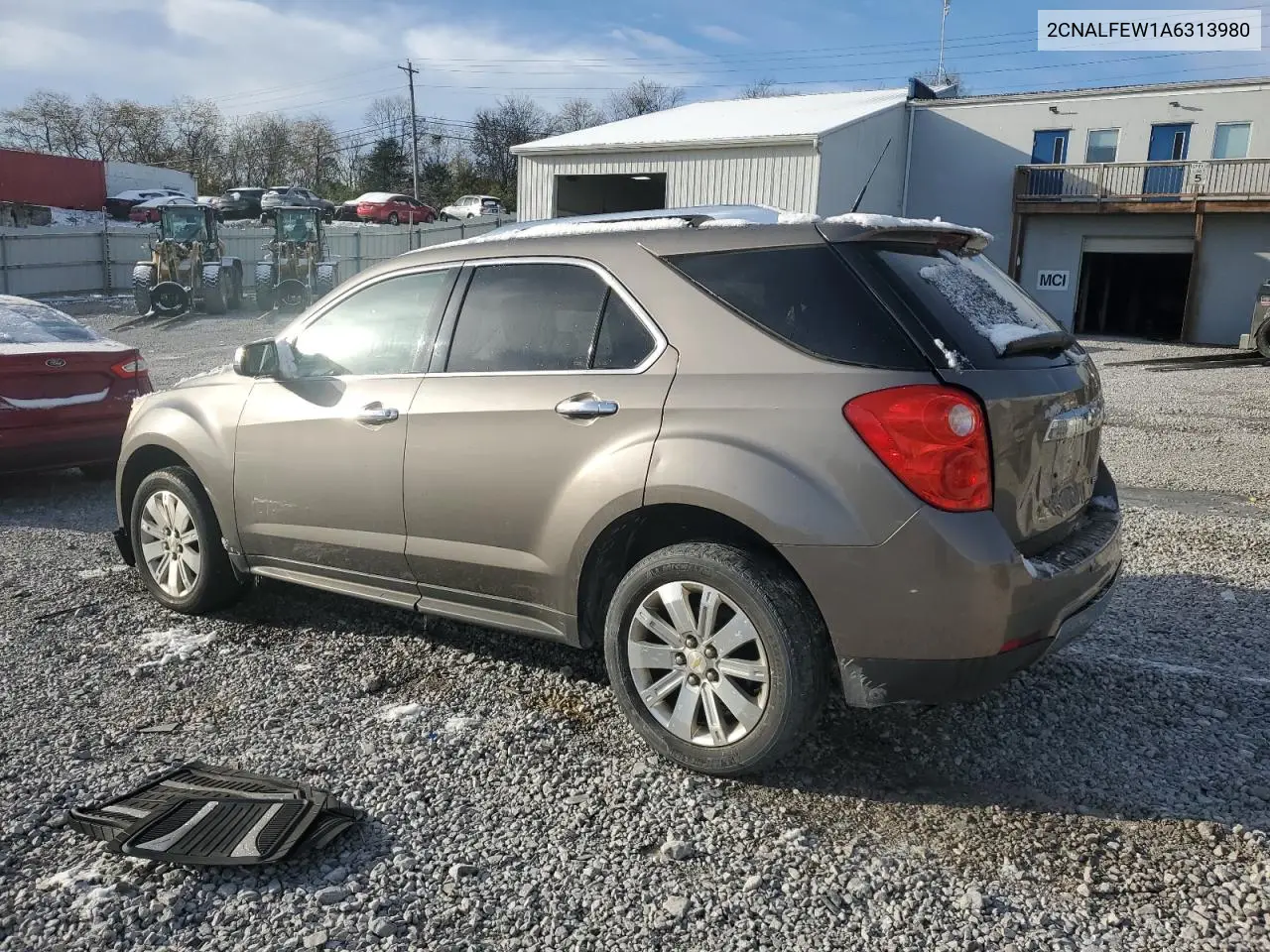 2CNALFEW1A6313980 2010 Chevrolet Equinox Ltz
