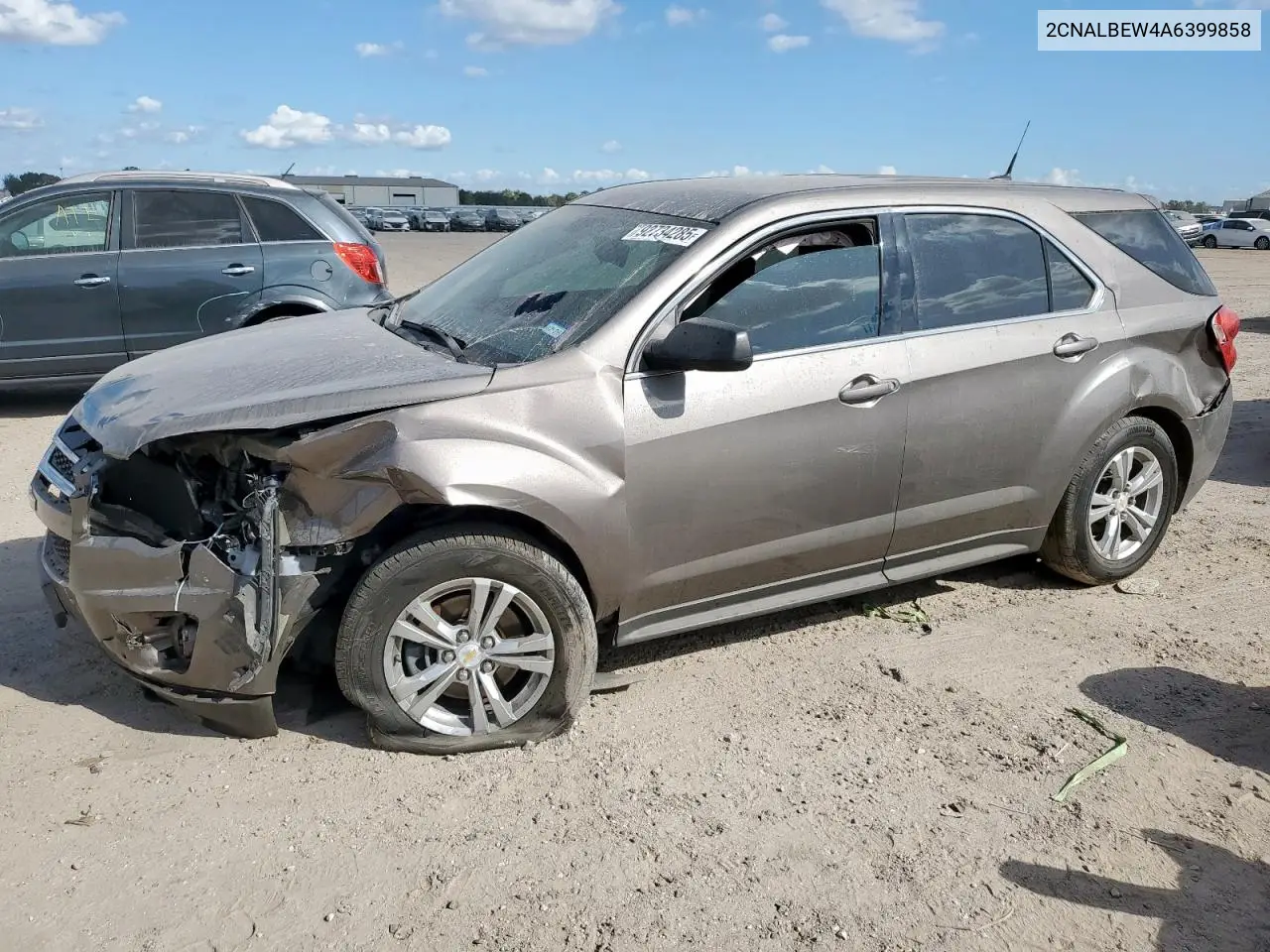 2CNALBEW4A6399858 2010 Chevrolet Equinox Ls