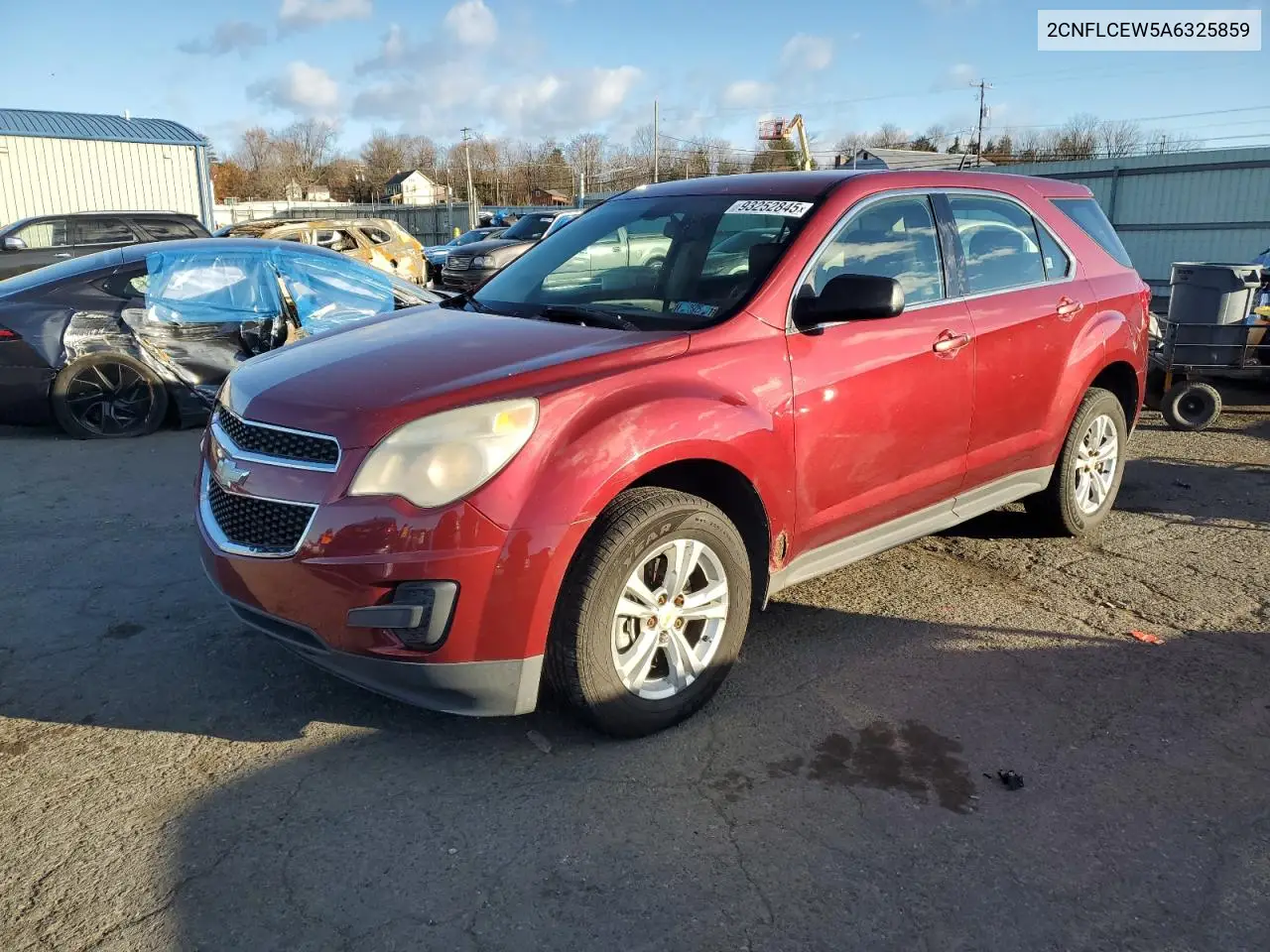 2CNFLCEW5A6325859 2010 Chevrolet Equinox Ls
