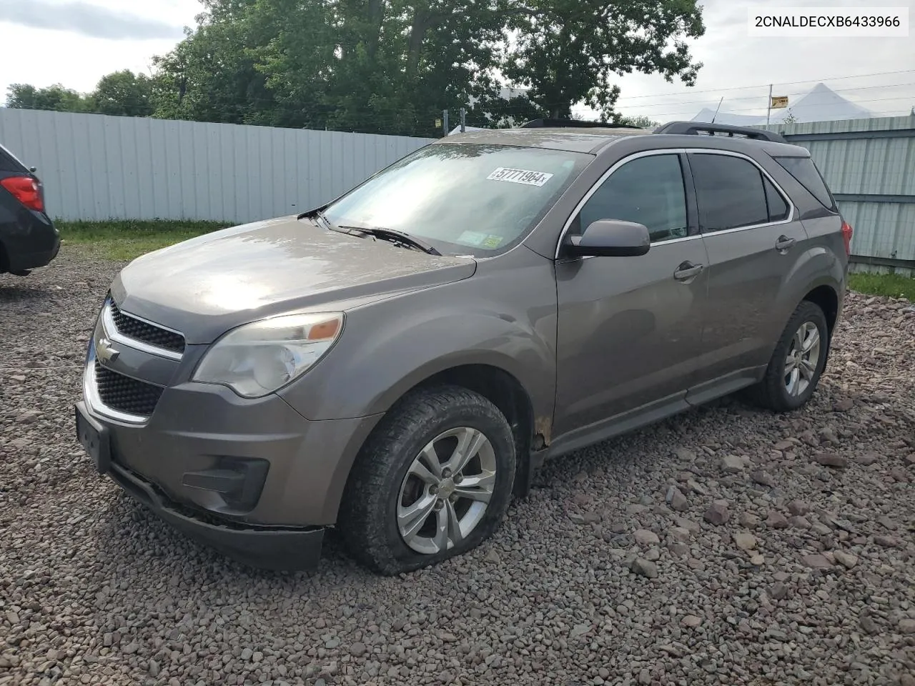 2CNALDECXB6433966 2011 Chevrolet Equinox Lt