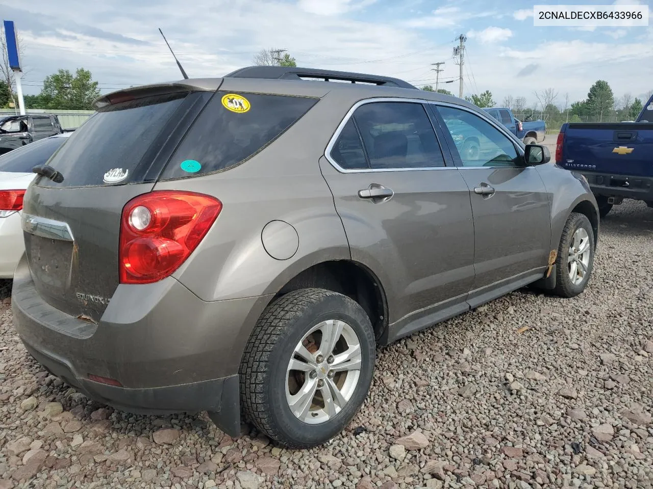 2011 Chevrolet Equinox Lt VIN: 2CNALDECXB6433966 Lot: 57771964