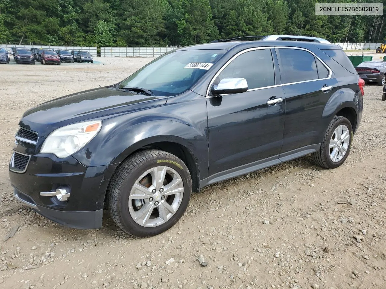 2011 Chevrolet Equinox Ltz VIN: 2CNFLFE57B6302819 Lot: 58660144