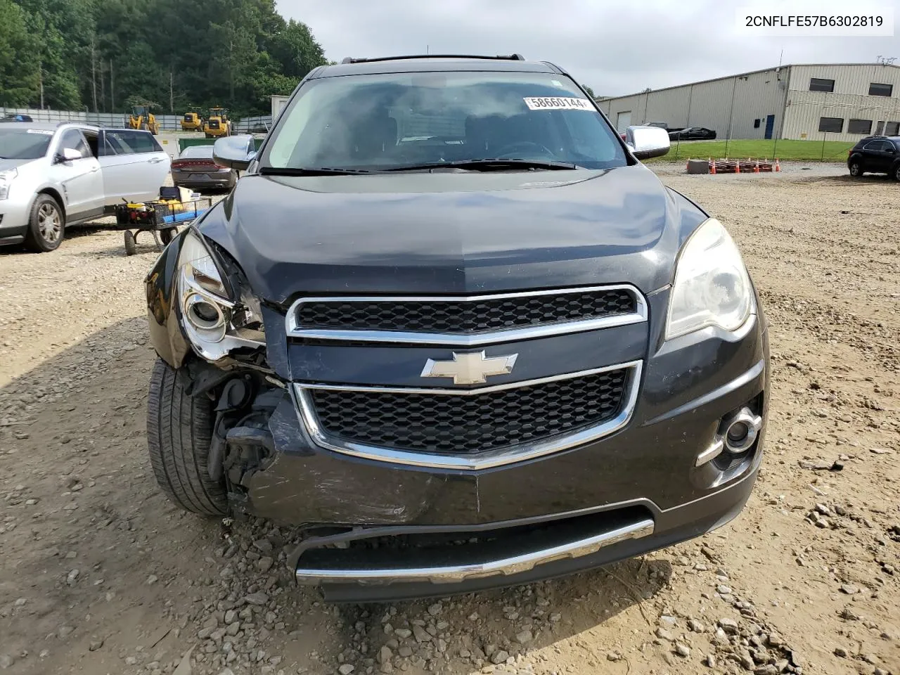 2011 Chevrolet Equinox Ltz VIN: 2CNFLFE57B6302819 Lot: 58660144