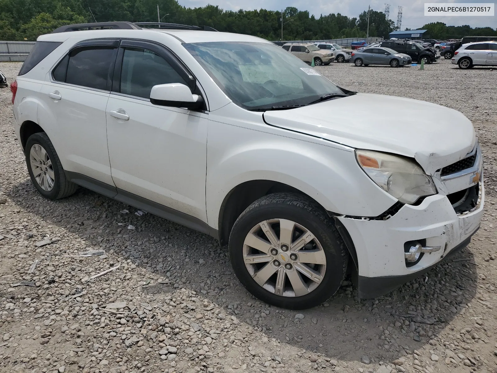 2GNALPEC6B1270517 2011 Chevrolet Equinox Lt