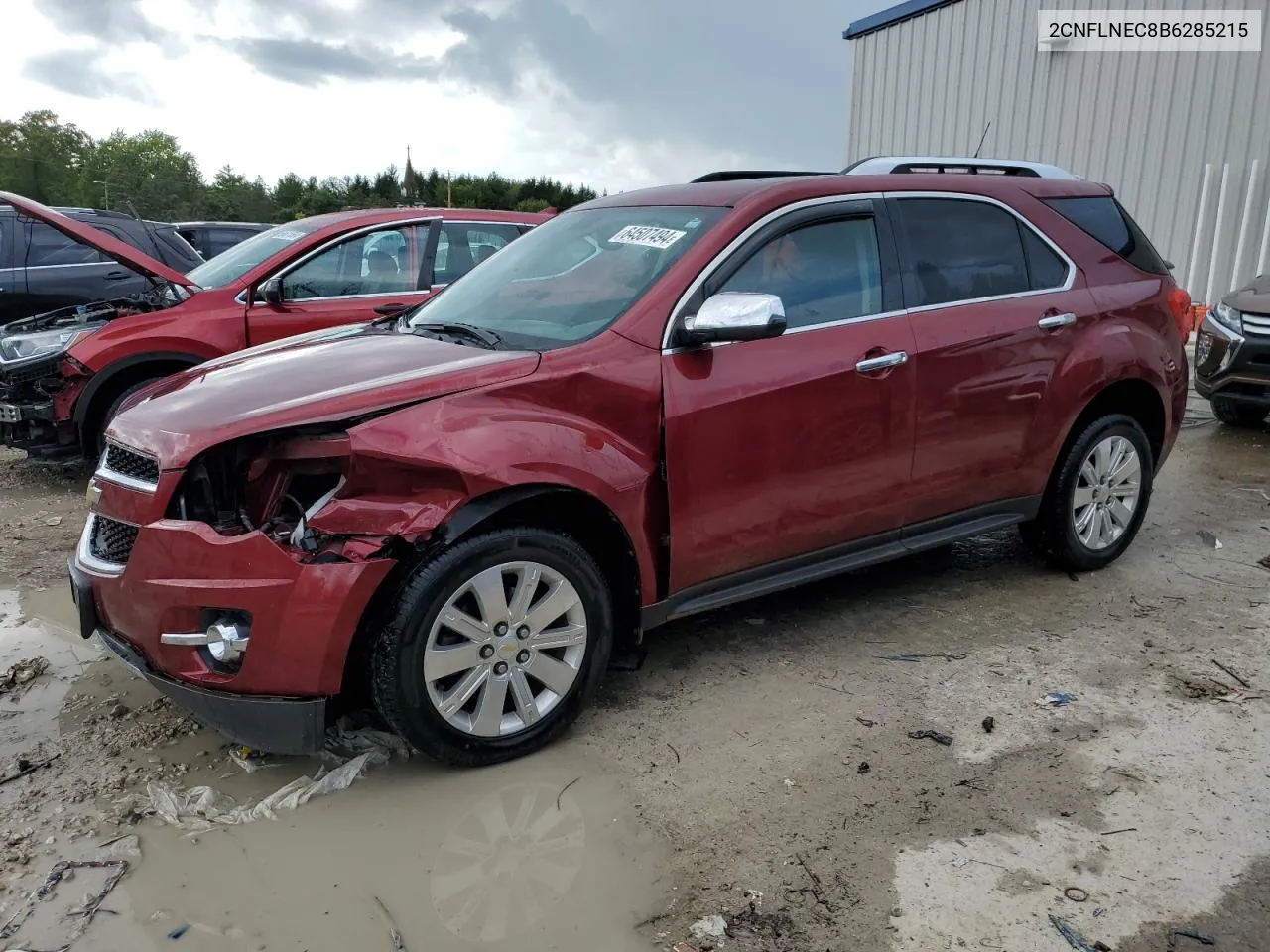 2CNFLNEC8B6285215 2011 Chevrolet Equinox Lt