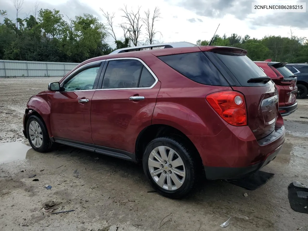 2CNFLNEC8B6285215 2011 Chevrolet Equinox Lt