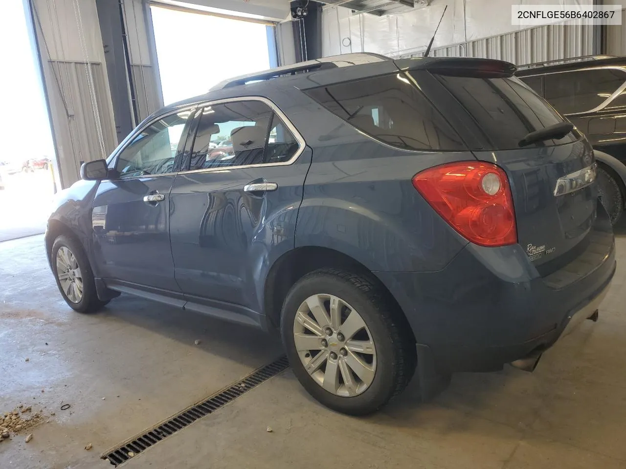 2CNFLGE56B6402867 2011 Chevrolet Equinox Ltz