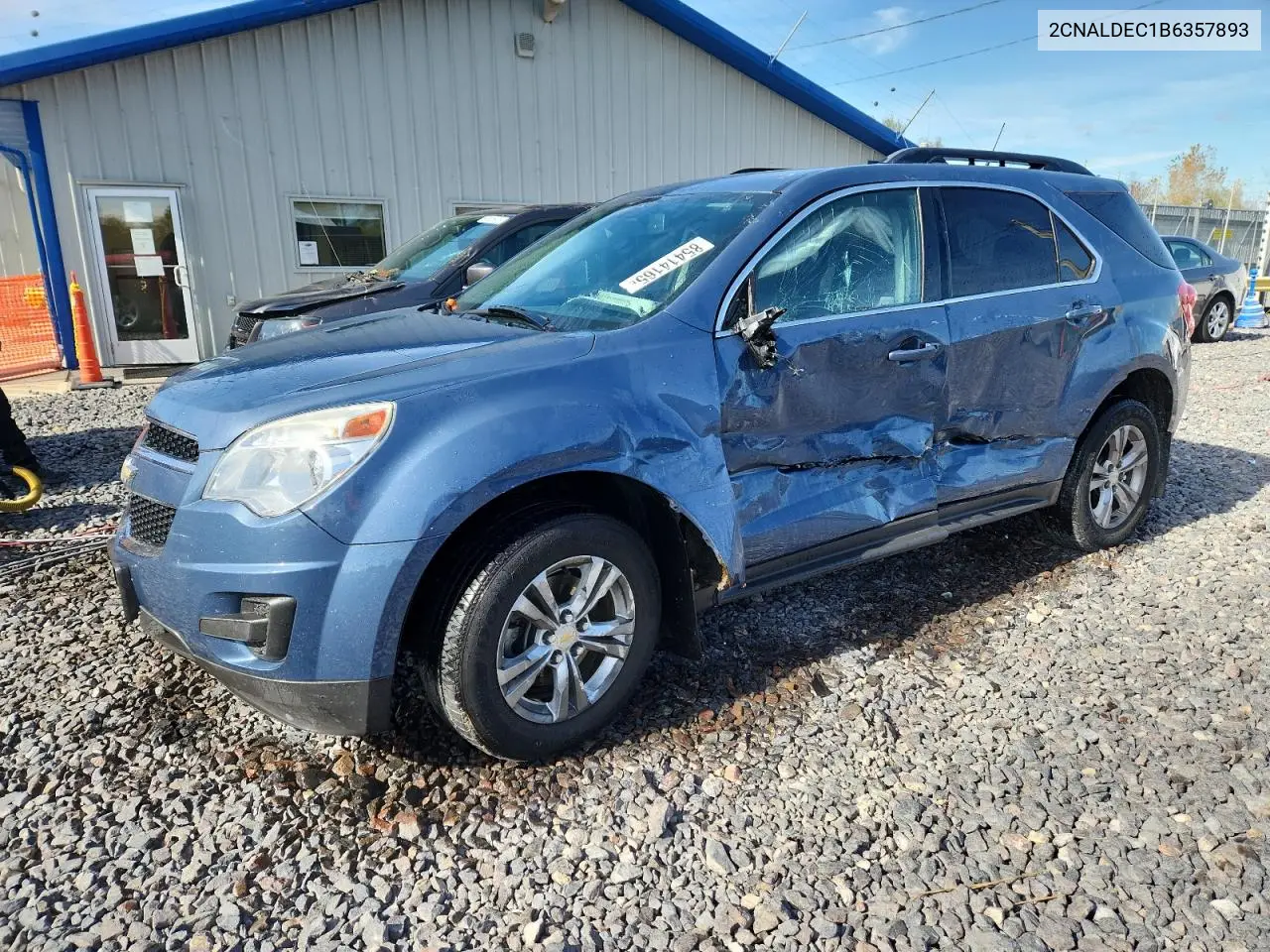 2CNALDEC1B6357893 2011 Chevrolet Equinox Lt