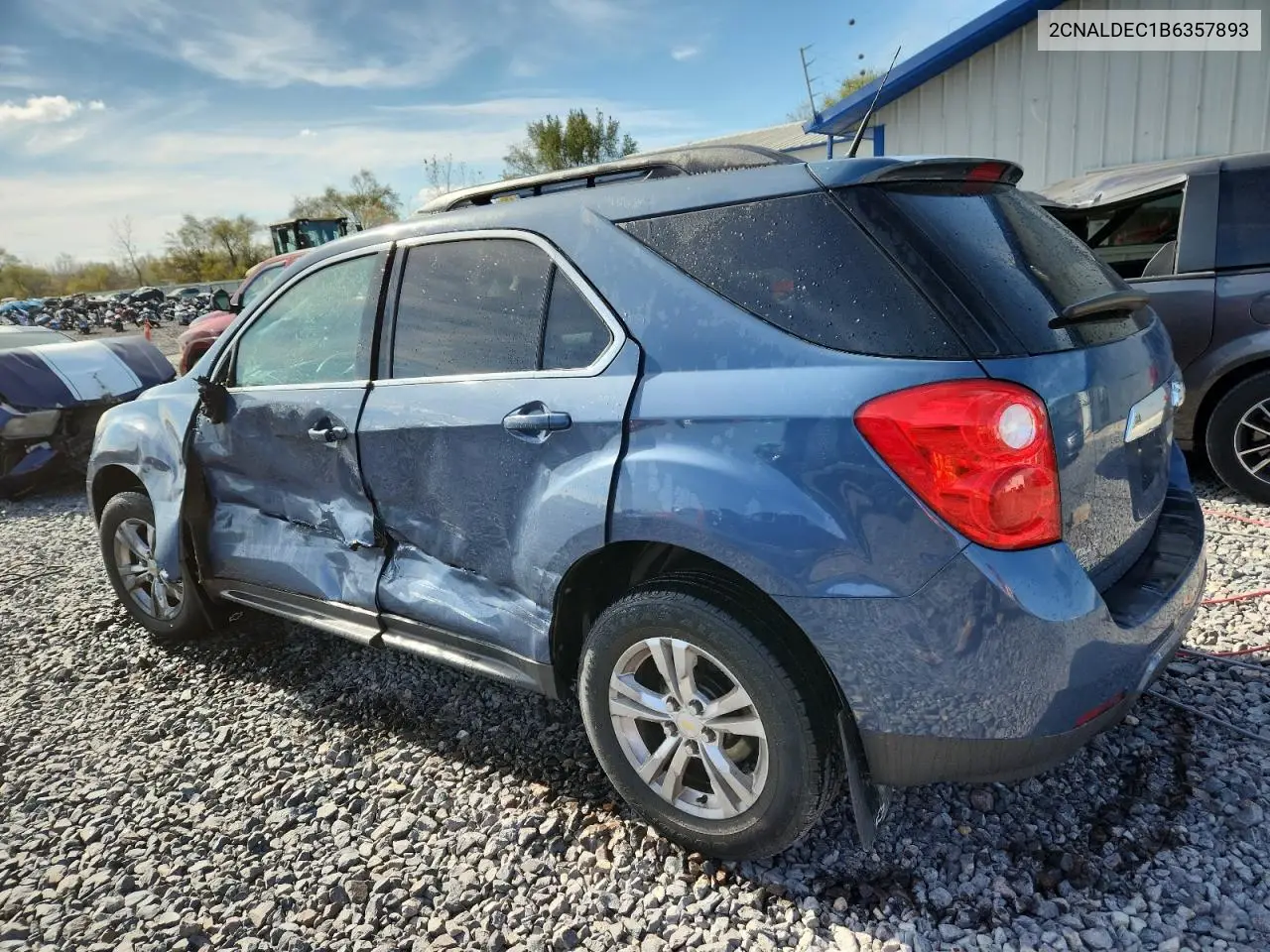 2CNALDEC1B6357893 2011 Chevrolet Equinox Lt