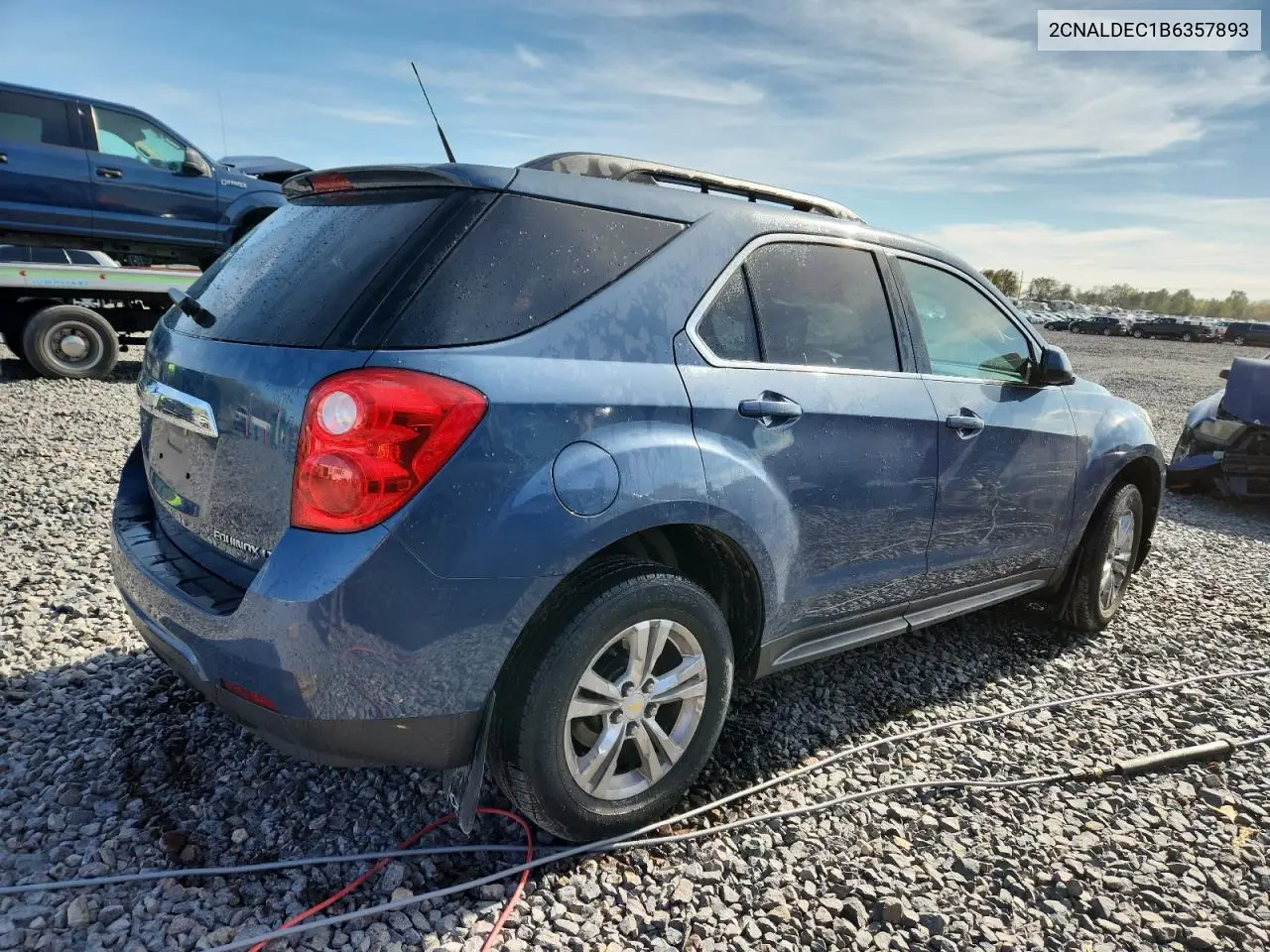 2CNALDEC1B6357893 2011 Chevrolet Equinox Lt