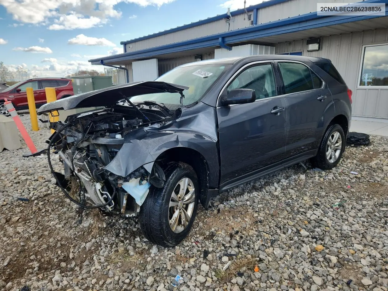 2CNALBEC2B6238836 2011 Chevrolet Equinox Ls