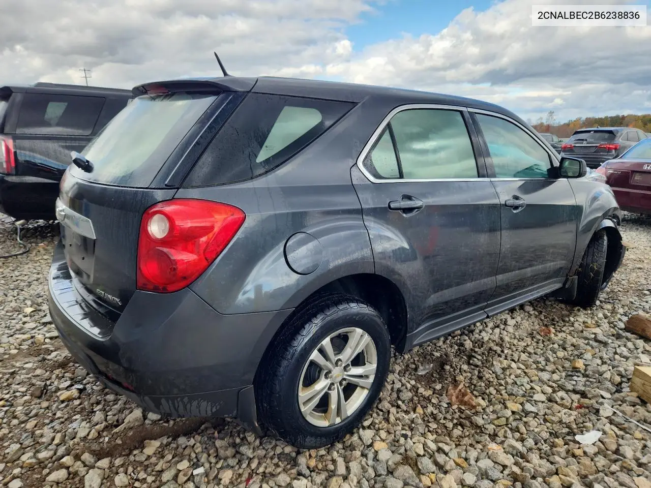2CNALBEC2B6238836 2011 Chevrolet Equinox Ls