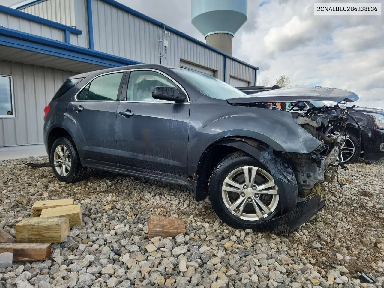2CNALBEC2B6238836 2011 Chevrolet Equinox Ls