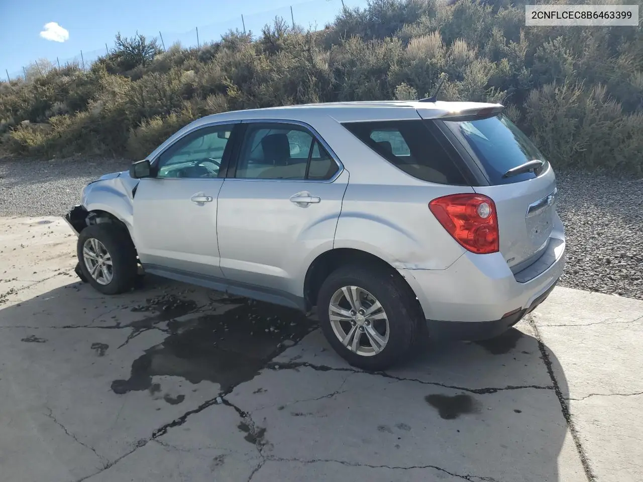 2CNFLCEC8B6463399 2011 Chevrolet Equinox Ls