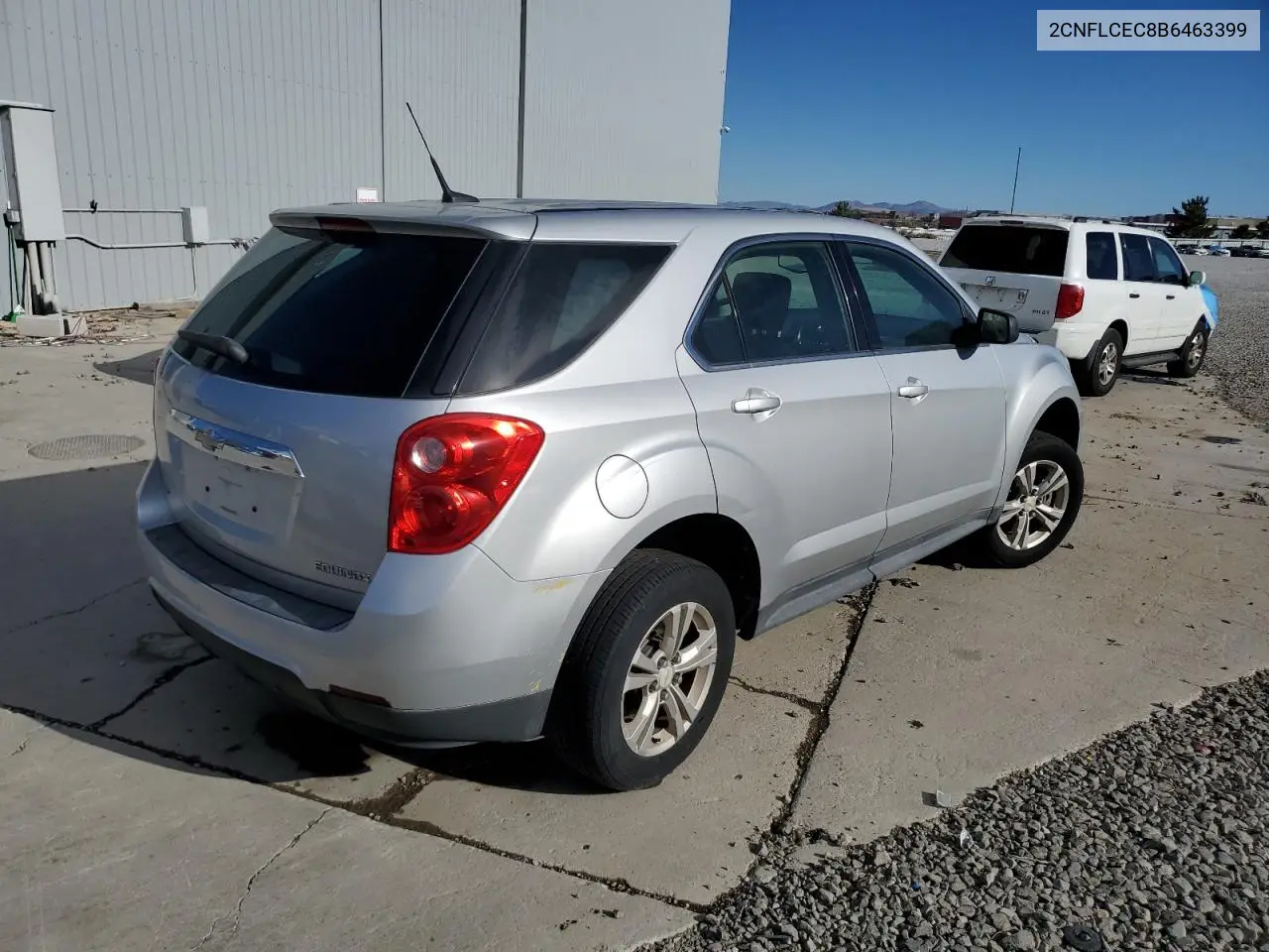 2CNFLCEC8B6463399 2011 Chevrolet Equinox Ls