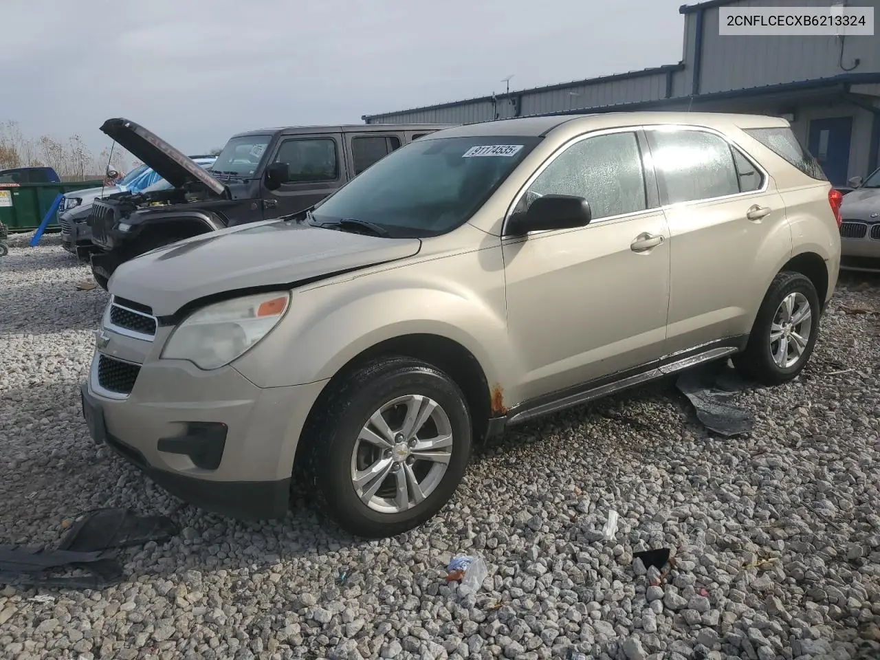 2CNFLCECXB6213324 2011 Chevrolet Equinox Ls