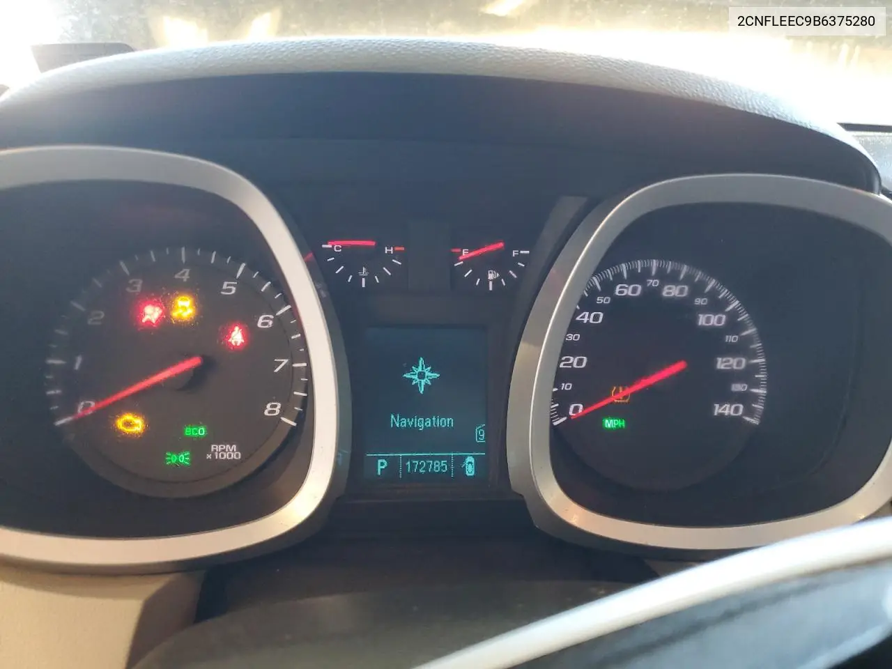 2CNFLEEC9B6375280 2011 Chevrolet Equinox Lt