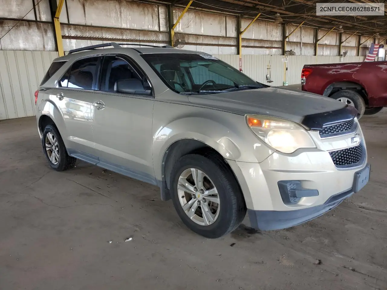 2CNFLCEC6B6288571 2011 Chevrolet Equinox Ls
