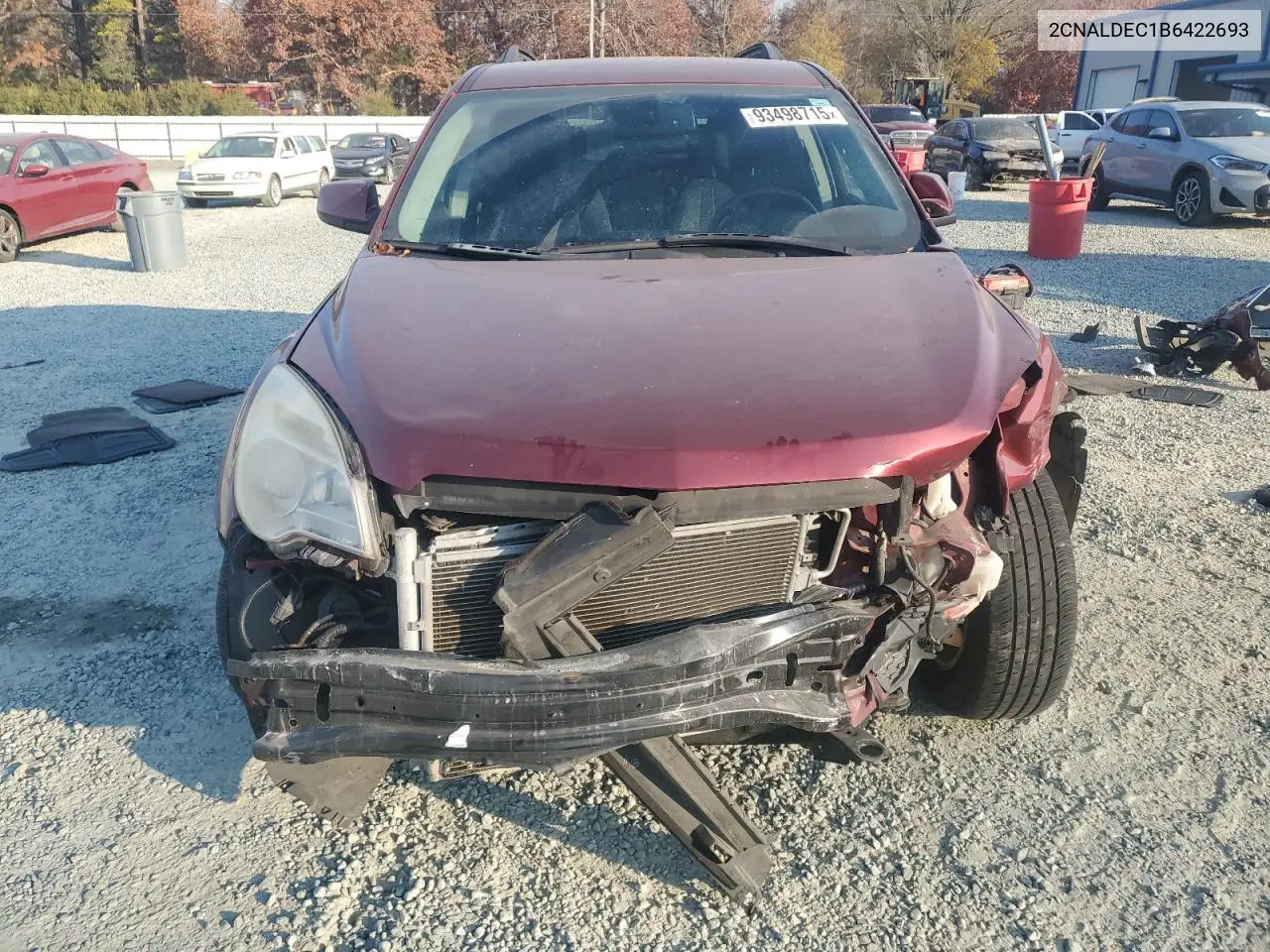 2CNALDEC1B6422693 2011 Chevrolet Equinox Lt
