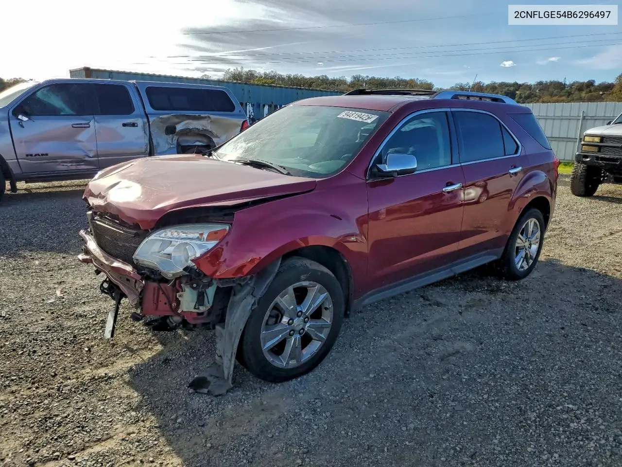 2CNFLGE54B6296497 2011 Chevrolet Equinox Ltz