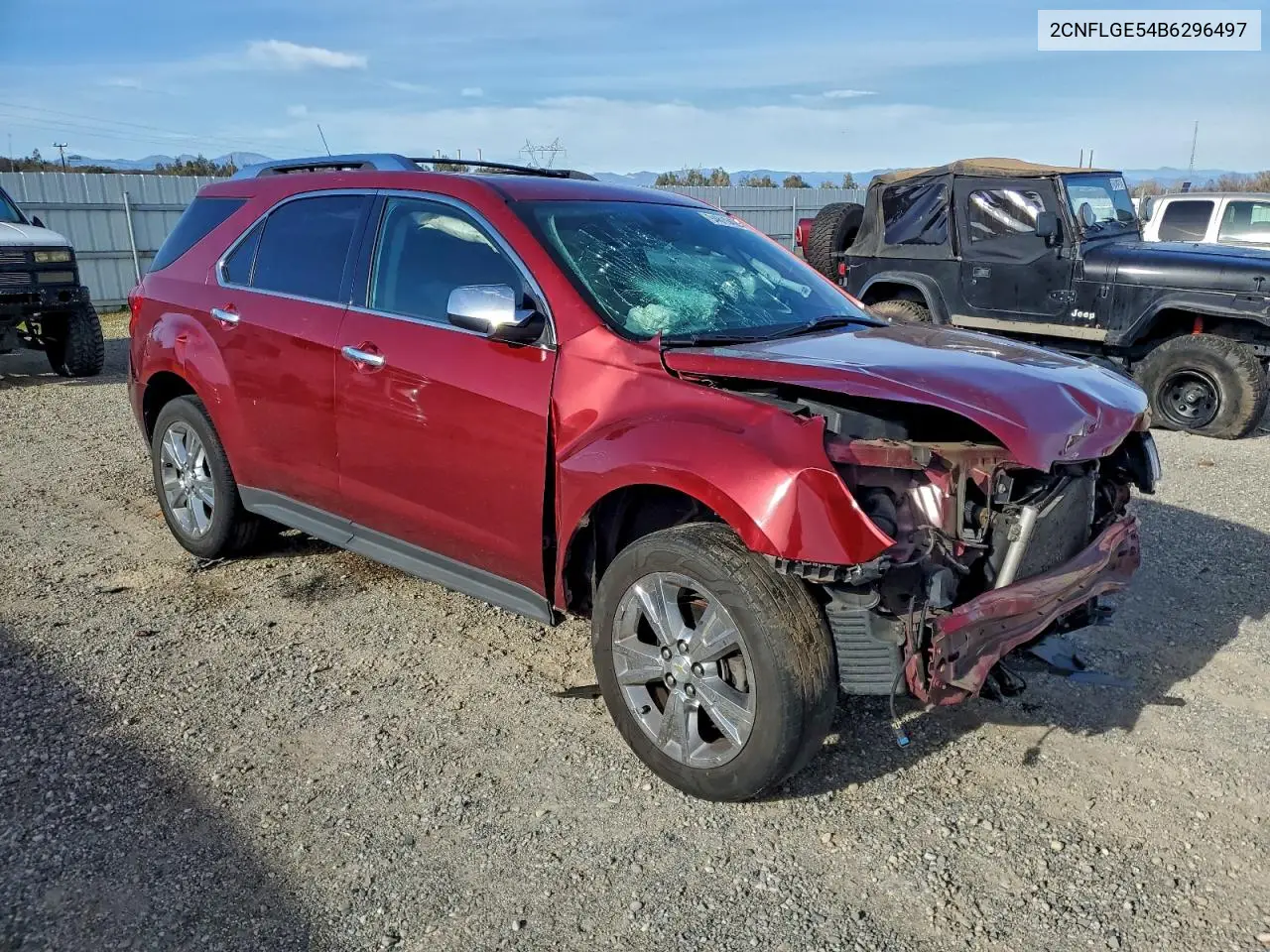 2CNFLGE54B6296497 2011 Chevrolet Equinox Ltz