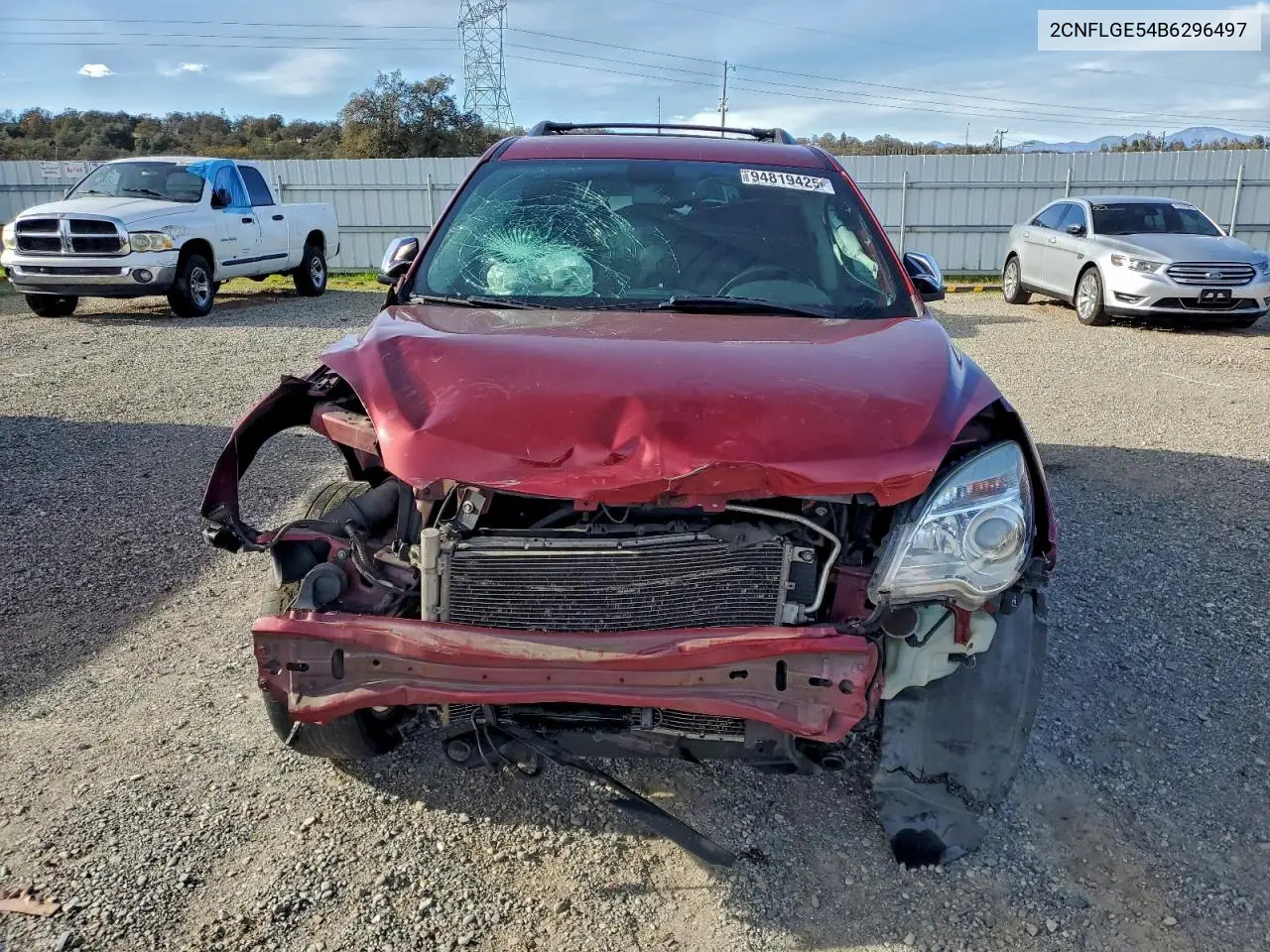 2CNFLGE54B6296497 2011 Chevrolet Equinox Ltz