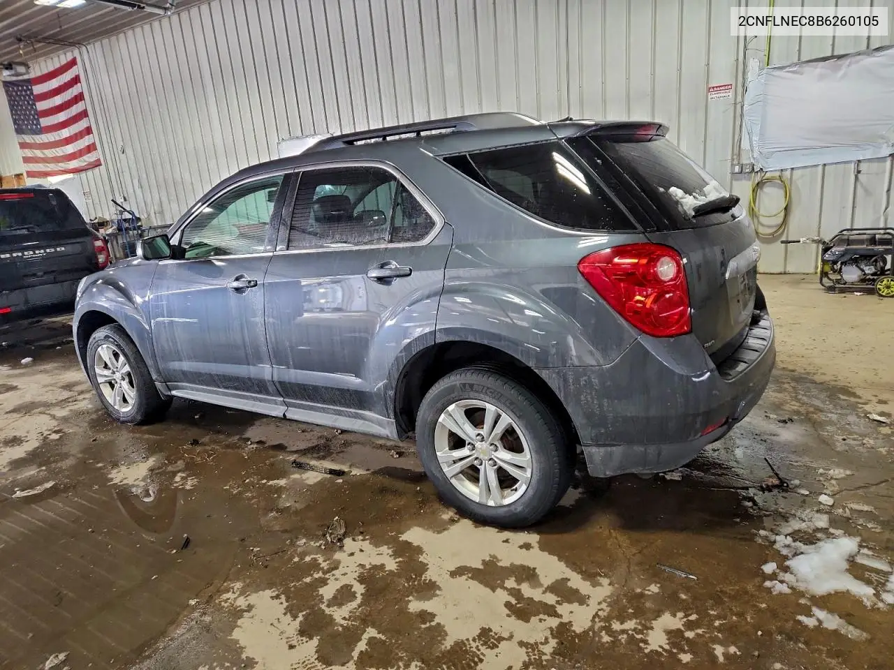 2CNFLNEC8B6260105 2011 Chevrolet Equinox Lt