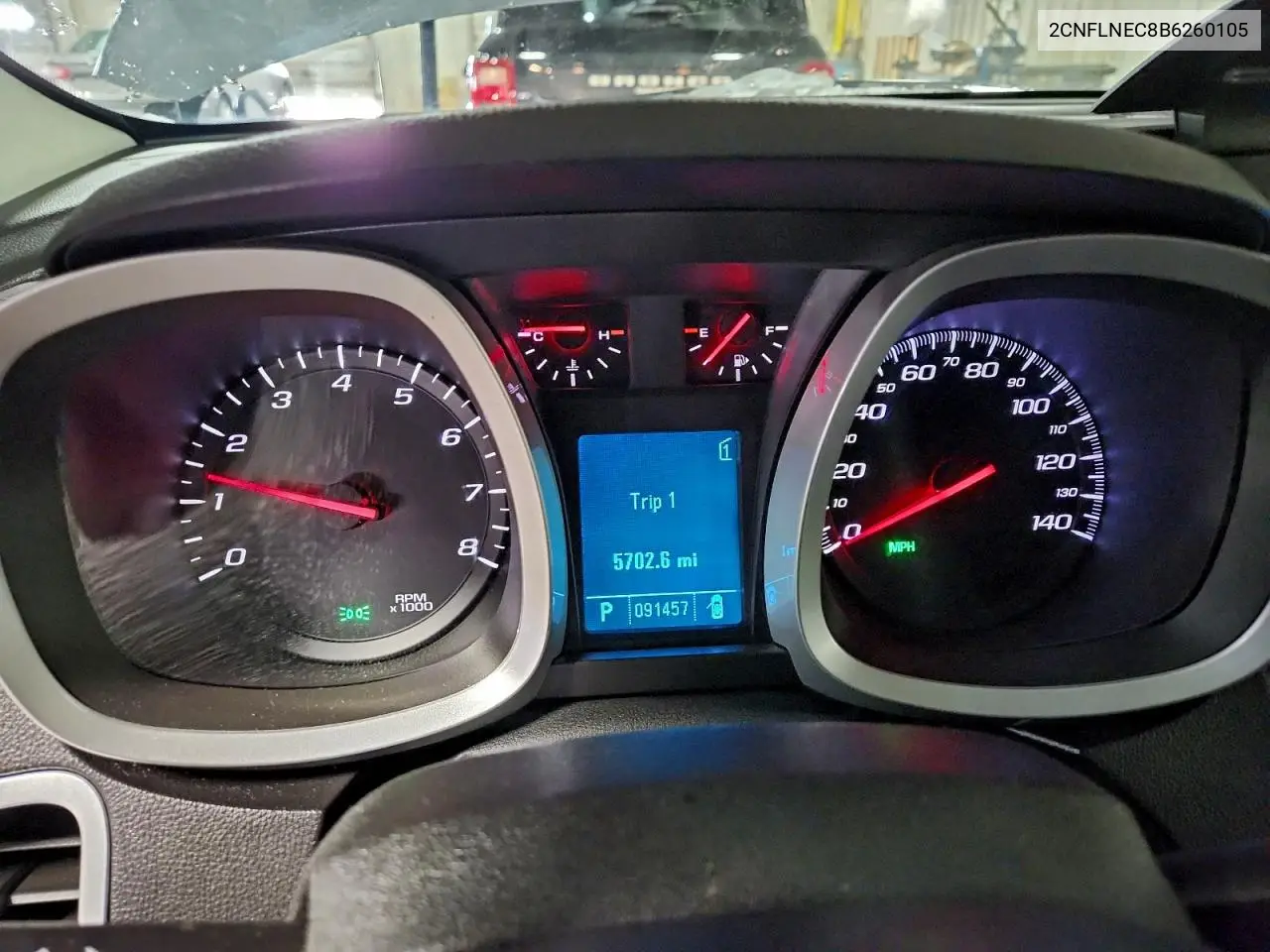 2CNFLNEC8B6260105 2011 Chevrolet Equinox Lt