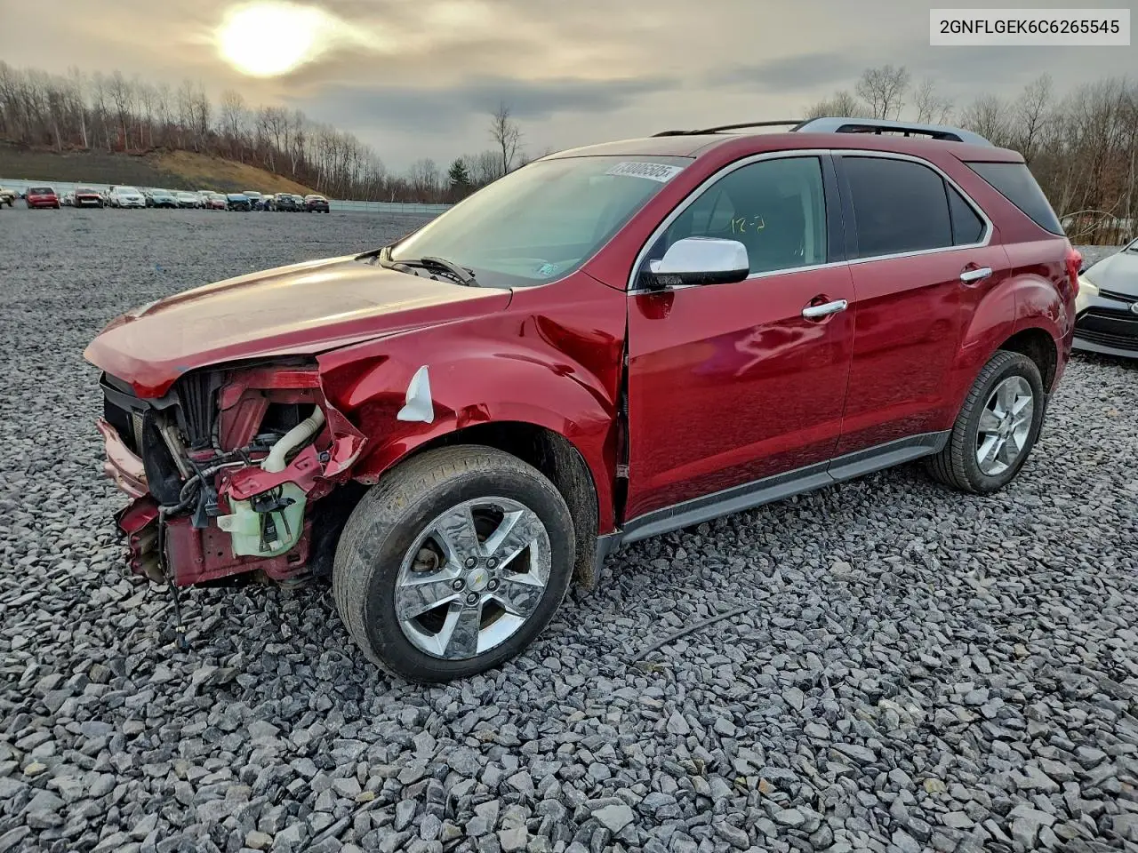 2GNFLGEK6C6265545 2012 Chevrolet Equinox Ltz