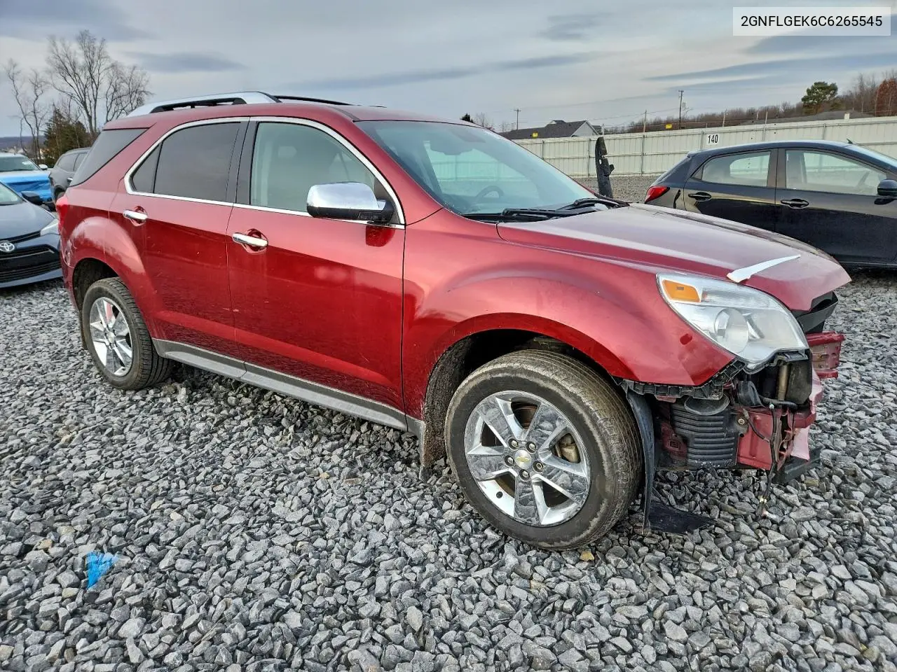 2GNFLGEK6C6265545 2012 Chevrolet Equinox Ltz