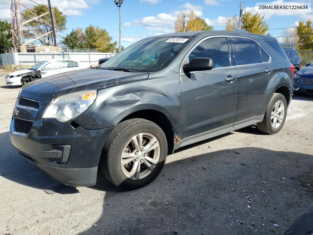 2GNALBEK5C1226634 2012 Chevrolet Equinox Ls