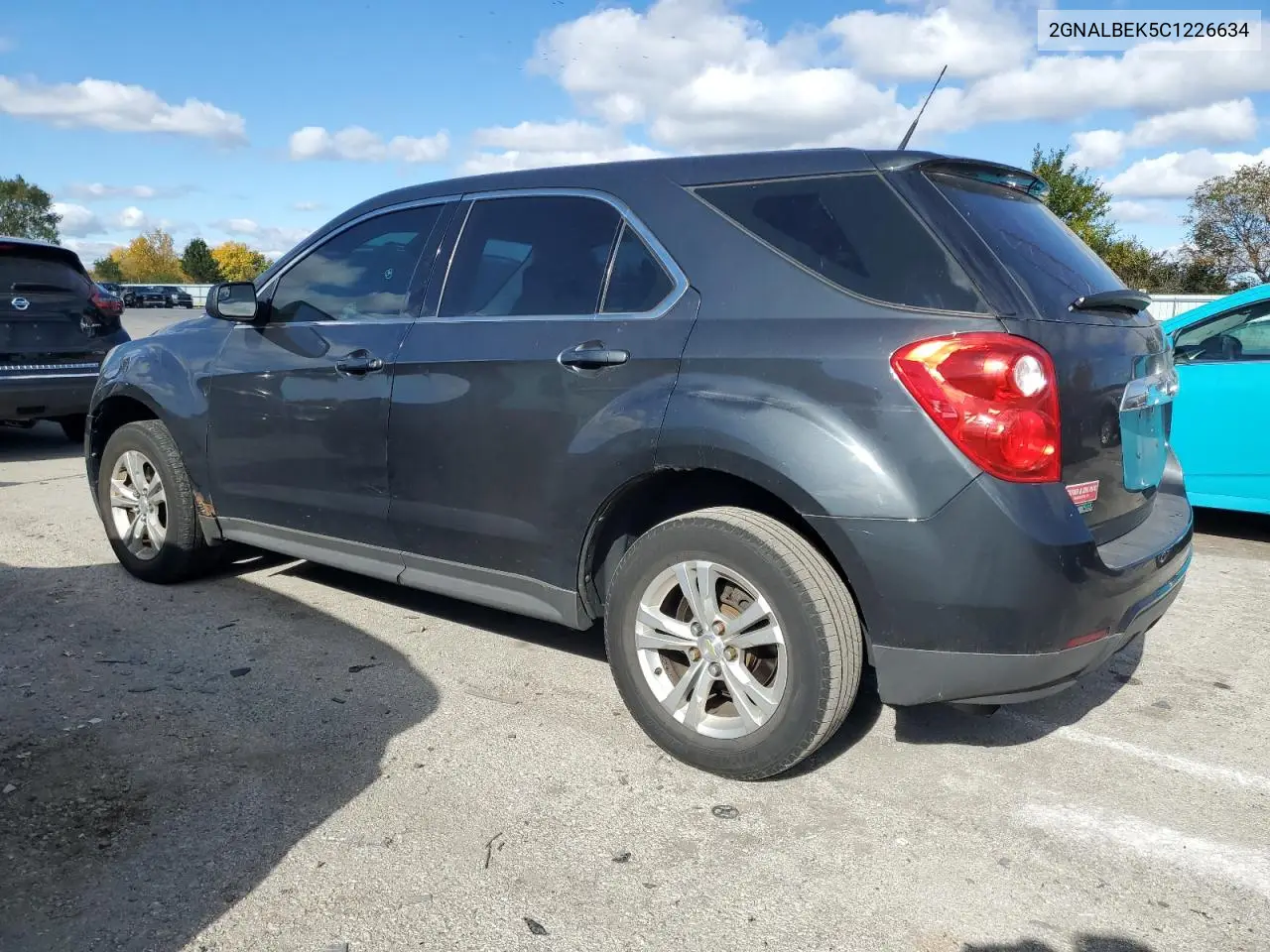2GNALBEK5C1226634 2012 Chevrolet Equinox Ls