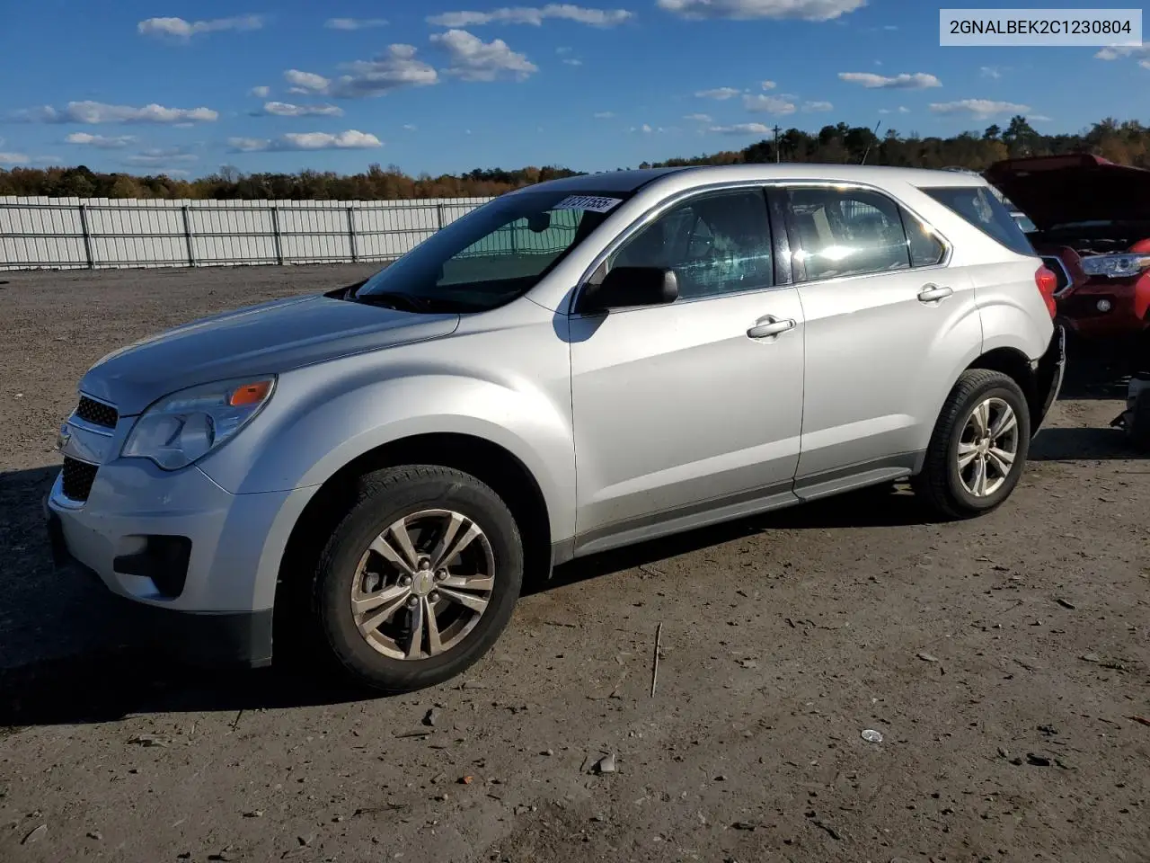 2GNALBEK2C1230804 2012 Chevrolet Equinox Ls